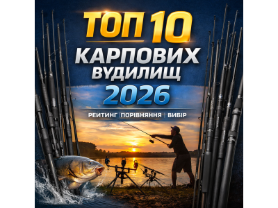 Топ 10 карпових вудилищ 2026 року: детальний рейтинг, порівняння та вибір під різні умови