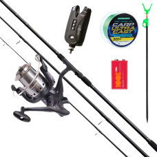 Комплект для ловли карпа Flagman Magnum Black Carp одно удилище 3.6 + Катушка + Сигнализатор Carp Pro + Подставка