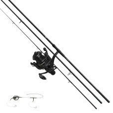 Короповий набір Flagman Sensor Big Game Carp NGS +  Flagman Endura Carp на одне вудилище 3.9 + катушка 