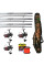 Карповый набор Fishing Roi Dynamic Carp 3.3 м 3.5 lb (3 шт) + Катушки BratFishing Coyote 6000 (3 шт) + Чехол + Леска 1000 м