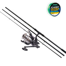 Набор Карповый, Удилище карповое Flagman Magnum Black Carp + Катушка Magnum Carp 6000 + Подарок Лєска 150м 3.6