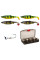 Набір віброхвостів Savage Gear Herring Shad 90 мм на судака, 4 шт + джиг-головки