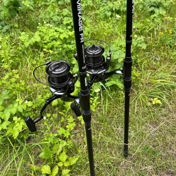 Набор для карповой рыбалки на два удилища Fishing ROI Mirage 3.5Lb Black