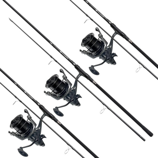 Набор для карповой рыбалки Carp Pro Tork: на три удилища спод и три катушки  Carp Pro Tork 10000 с бейтранером