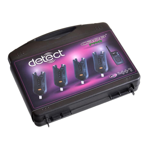 Набір електронних сигналізаторів покльовки Carp Pro Detect 9V 4+1