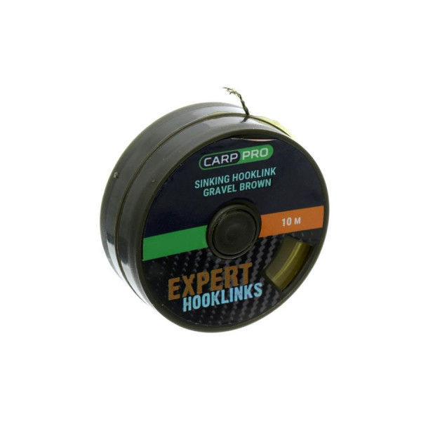 Поводковий матеріал без оболонки Carp Pro Gr. Brown Sinking 25lb 10м