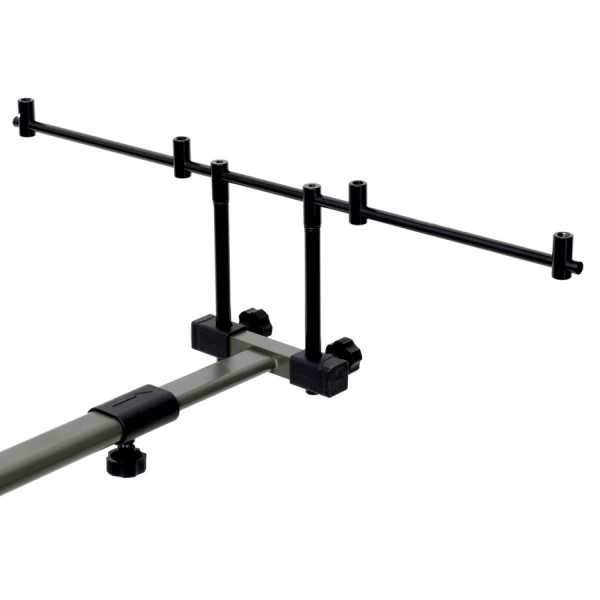 Род-под Carp Pro Swing Type на 4 вудилища, алюмінієвий, з телескопічними ніжками та буз-барами