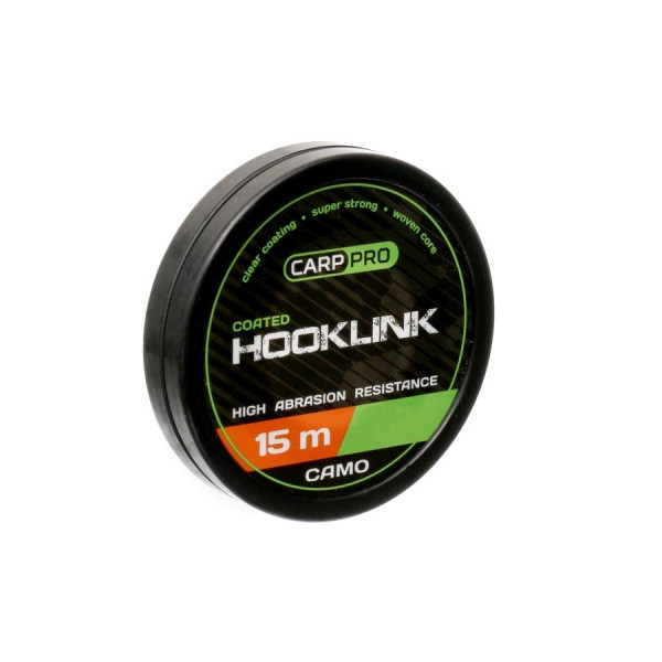 Поводковый матеріал Carp Pro Soft Coated Hooklink Camo 15м 20lb