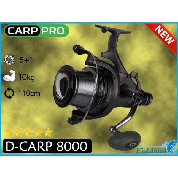 Катушка карповая с байтраннером Carp Pro D-Carp Carp 8000 FS