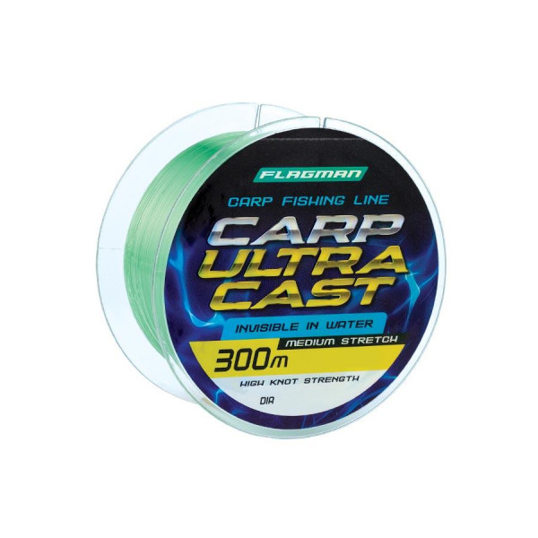 Волосінь Flagman Carp Ultra Cast 300м 0.28 мм 9.8 кг