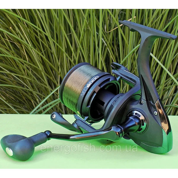 Коропова котушка Carp Expert Neo Distance 9000, 6+1 підшипник, металевий корпус, передній фрикціон, велика шпуля
