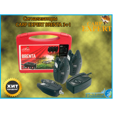 Набор сигнализаторов для рыбалки Carp Expert Brenta (3+1) 250м водонепроницаемые