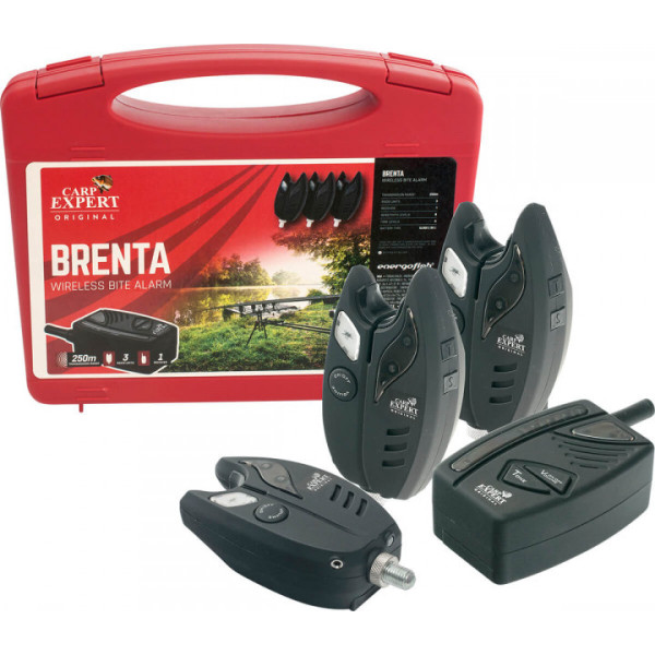 Набір сигналізаторів Carp Expert Brenta (4+1) 250м Для риболовлі!
