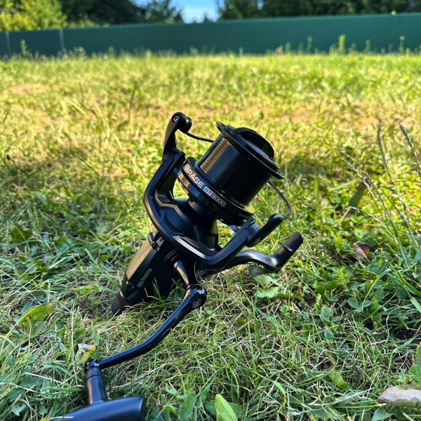 Карповая катушка Fishing ROI Mirage BT9000 с байтраннером, 6+1 подшипник, алюминиевая шпуля, передний фрикцион