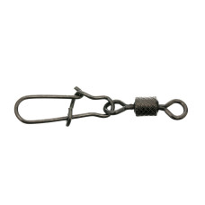 Вертлюг із застібкою «американка» Flagman Swivel-F Snap #10 – надійний, нержавіючий, для спінінга та нахлисту