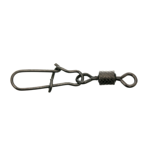 Вертлюг с застежкой «американка» Flagman Swivel-F Snap #10 – надежный, нержавеющий, для спиннинга и нахлыста