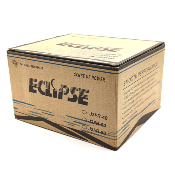 Карповая катушка с байтраннером Eclipse J-3FR 6000, Long Cast шпуля, 7+1 подшипник, графитовый корпус