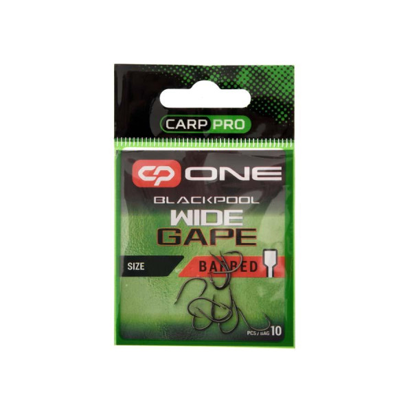 Гачки Carp Pro Blackpool Wide Gape Flat №12