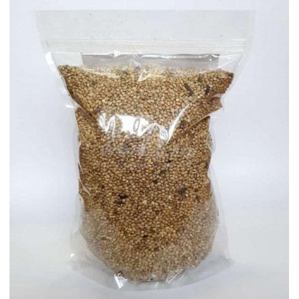 Зерна конопель для риболовлі Hemp Seed 0,9 кг, підсмажені, ароматні, високопротеїнові, для прикормки та активізації клювання