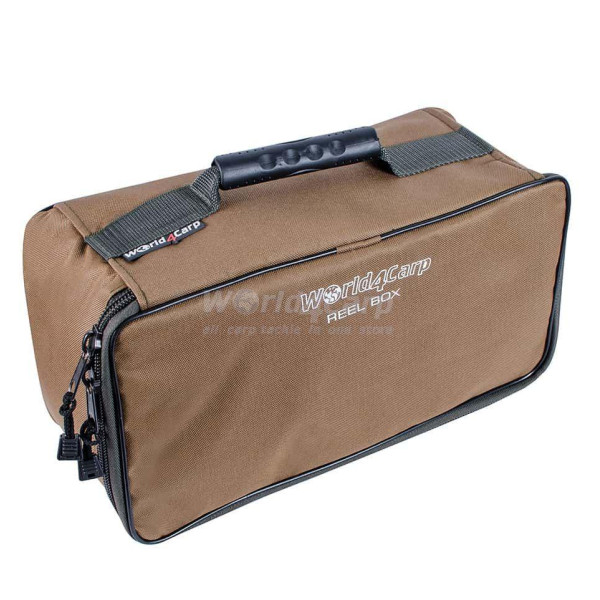 Чехол для 2 катушек World4Carp Reel Box Large Coyote 36×20×15 см полужёсткий для карповых катушек до 14000
