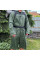Плащ-дождевик Flagman Max Protection универсальный зелёный с капюшоном XL