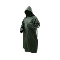 Плащ-дождевик Flagman Max Protection универсальный зелёный с капюшоном XL