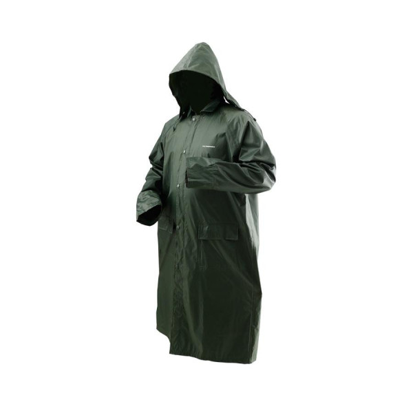 Плащ-дождевик Flagman Max Protection универсальный зелёный с капюшоном XXXL