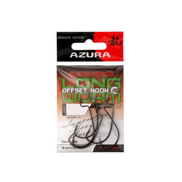 Гачки Azura Long Offset Worm Hook №1/0