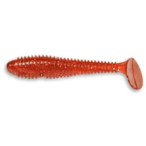 Їстівний силікон Crazy Fish Vibro Fat 2.8" креветка, твістер для хижака, приманка для щуки, судака та окуня