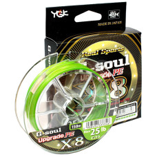 Шнур YGK G-Soul X8 Upgrade 150m (салат.) #1.5/30lb