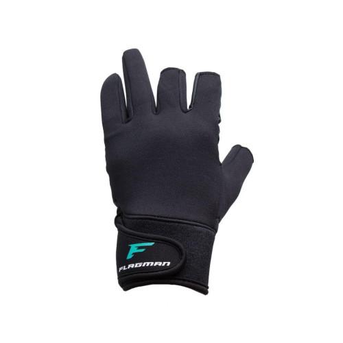 Рукавички спінінгіста Flagman Fishing Gloves Titanium Coated M
