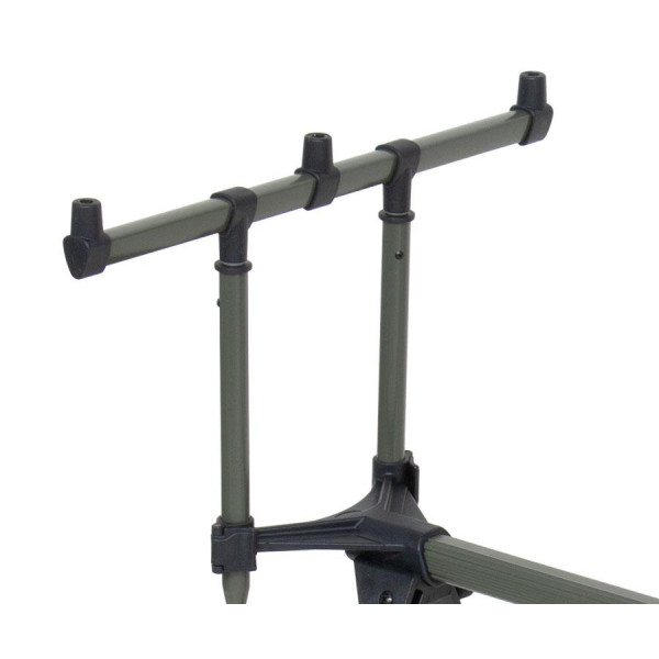 Підставка род-под Carp Pro Rod Pod, на 3 вудлища, з телескопічними ніжками, алюмінієва, регульована, для коропової риболовлі
