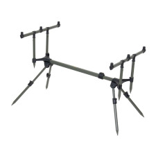 Підставка род-под Carp Pro Rod Pod, на 3 вудлища, з телескопічними ніжками, алюмінієва, регульована, для коропової риболовлі