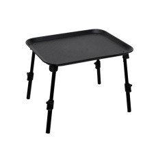 Стіл карповий монтажний Carp Pro Black Plastic Table L 45x35 см, регульовані ніжки, чорний