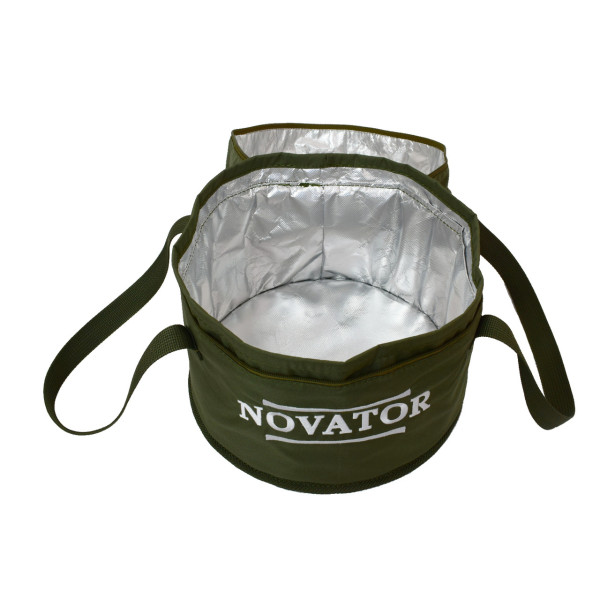 Термо відро для підгодовування Novator VD-3 30x23 см, із теплоізоляцією, водовідштовхувальне, зручне для замішування та транспорту