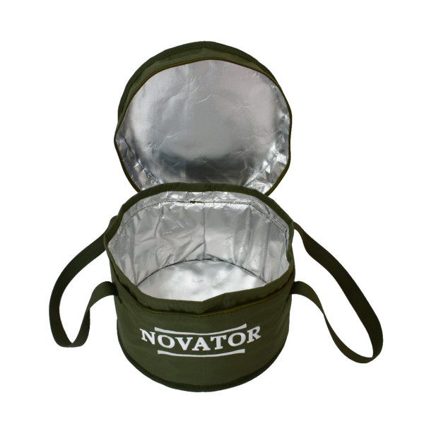 Термо відро для підгодовування Novator VD-3 30x23 см, із теплоізоляцією, водовідштовхувальне, зручне для замішування та транспорту