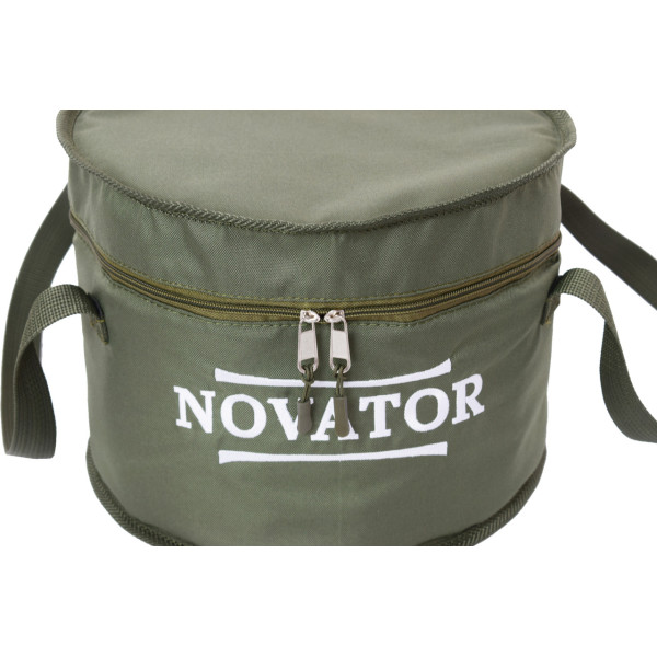 Термо відро для підгодовування Novator VD-3 30x23 см, із теплоізоляцією, водовідштовхувальне, зручне для замішування та транспорту