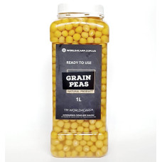 Зерна гороху для риболовлі Grain Peas 1 л, готові варені, підгодовування для коропа, ляща, карася, насадка для ловлі риби