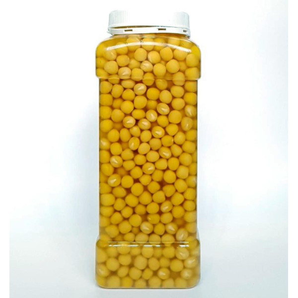 Зерна гороху для риболовлі Grain Peas 1 л, готові варені, підгодовування для коропа, ляща, карася, насадка для ловлі риби