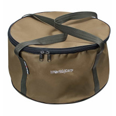 М'яке відро для підгодовування з кришкою World4Carp Soft Bucket Coyote 25 л, міцне, компактне, зручне для риболовлі