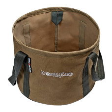 М'яке відро для підгодовування без кришки World4Carp Soft Bucket Coyote 25 л, легке, міцне, зручне для транспортування та риболовл