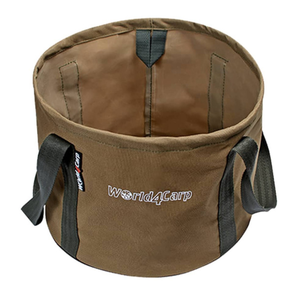 М'яке відро для підгодовування без кришки World4Carp Soft Bucket Coyote 25 л, легке, міцне, зручне для транспортування та риболовл