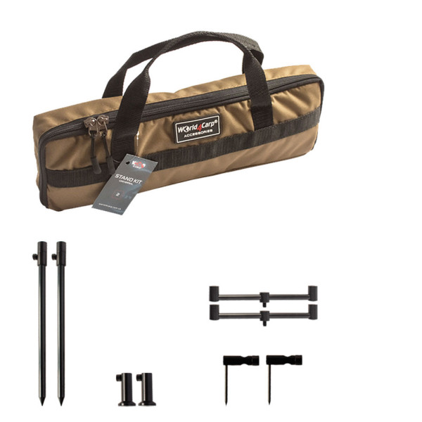 Набір стійок і буз барів в чохлі World4Carp Stand Kit Universal 2 Coyote