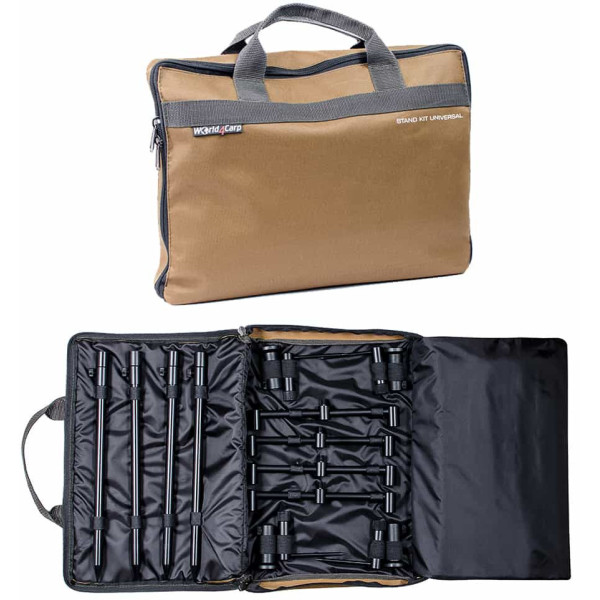 Набор стоек и буз баров в чехле World4Carp STAND KIT UNIVERSAL 4 Coyote