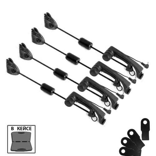 Набор свингеров World4Carp SW20-4 black (LED Blue)