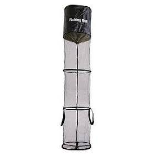 Садок Fishing ROI с внешними кольцами 2,5 м, размер 45×35 см, черный, в чехле, легкий, прочный, карповый садок