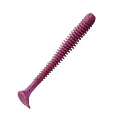 Їстівна силіконова приманка Crazy Fish Vibro Worm 3.4" 8.5 см 12-85-12-6-F, кальмар, для окуня, щуки, судака