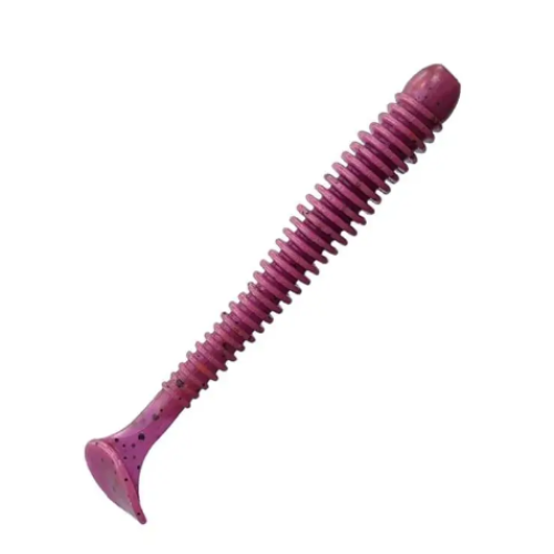 Їстівна силіконова приманка Crazy Fish Vibro Worm 3.4" 8.5 см 12-85-12-6-F, кальмар, для окуня, щуки, судака