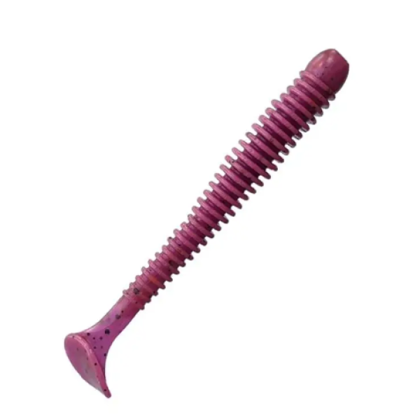 Їстівна силіконова приманка Crazy Fish Vibro Worm 3.4" 8.5 см 12-85-12-6-F, кальмар, для окуня, щуки, судака