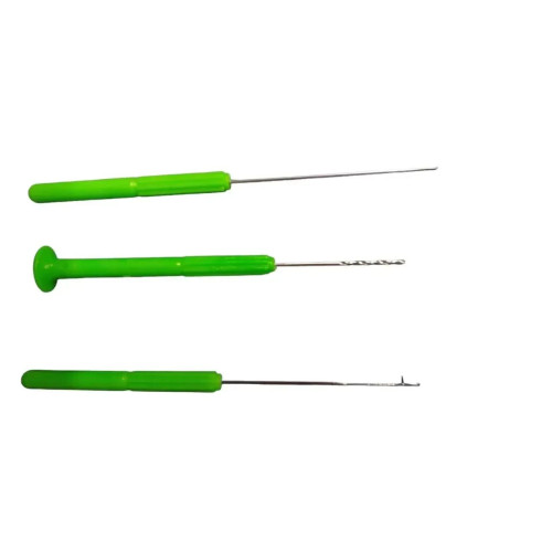 Набір короповий: голка, свердло МЕТАЛ.РУЧКА Needle Combo Set GZ-01